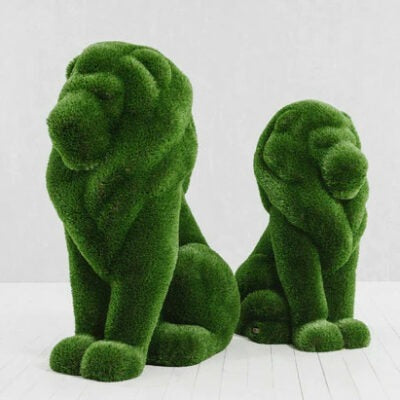 Topiaire Lion Assis