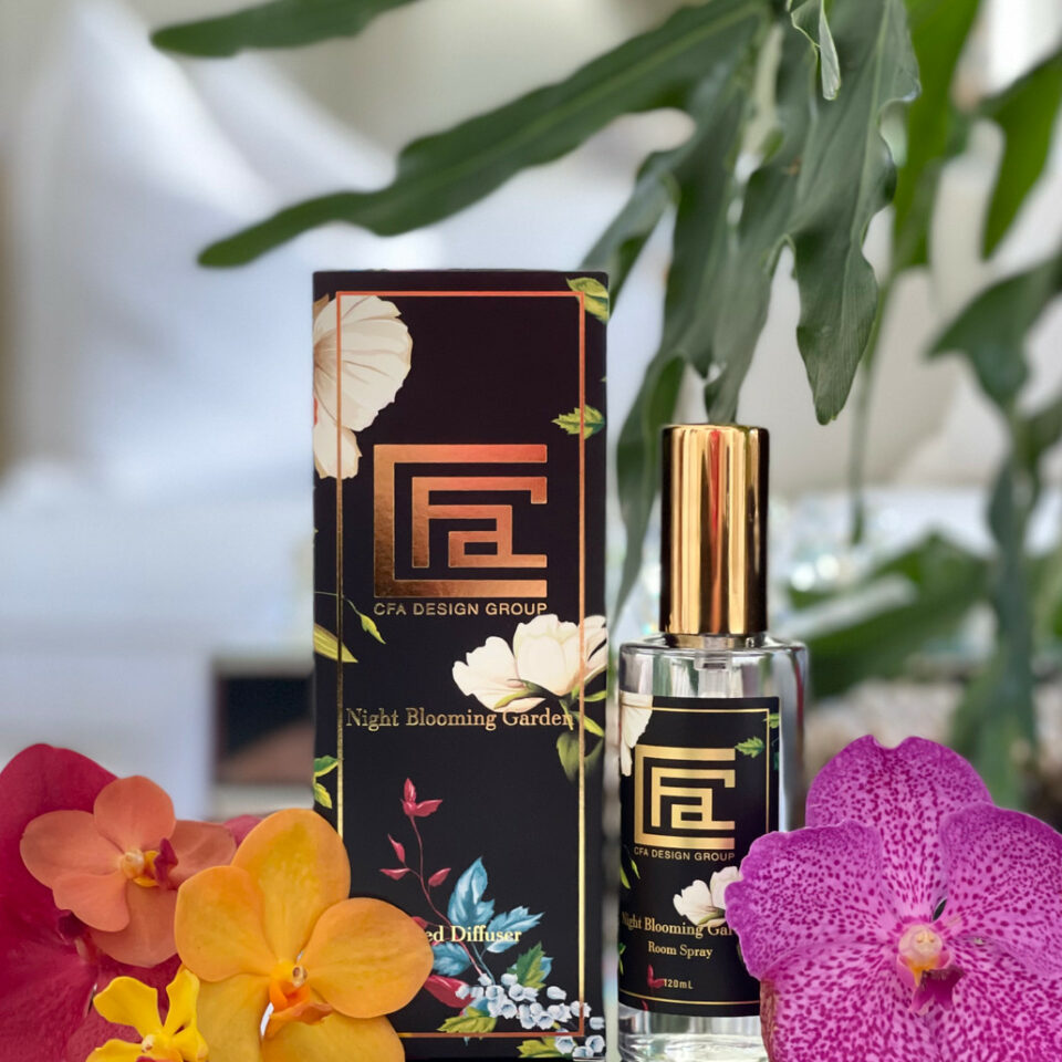 Brume d’ambiance et bougie Night Blooming